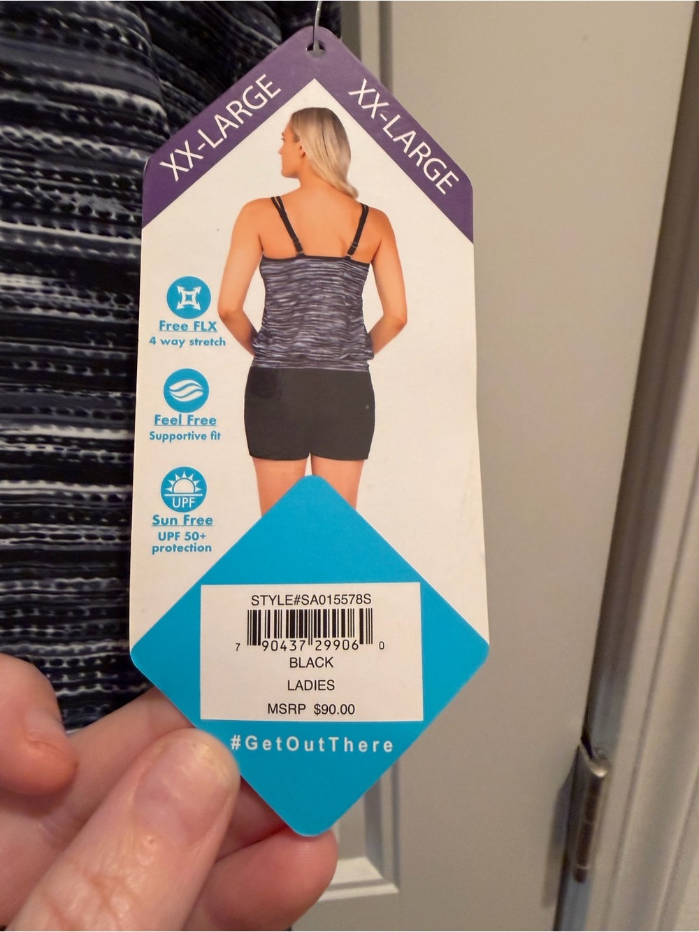 Ladies Black Skirt - Supportive Activewear